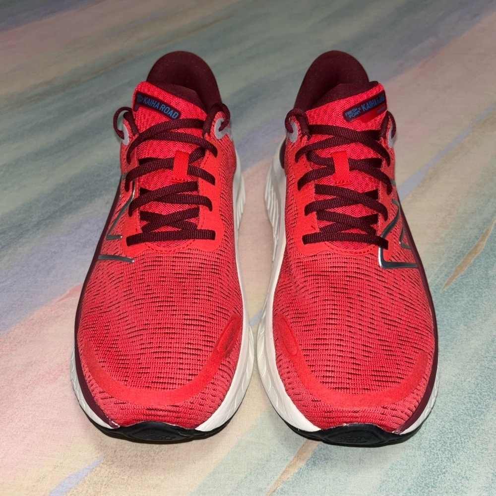 New Balance Shoes Mens size 10 Fresh Foam x Kaiha Road Red White Chunky Road - Picture 5 of 9